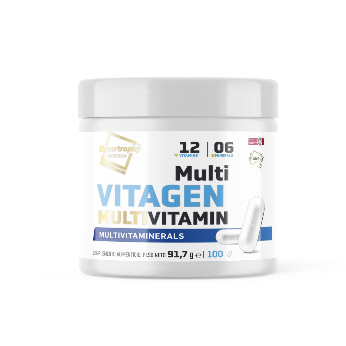 VITAGEN 100 cap MULTIVITAMIN COMPLEX de Hypertrophy Nutrition - fotografía principal