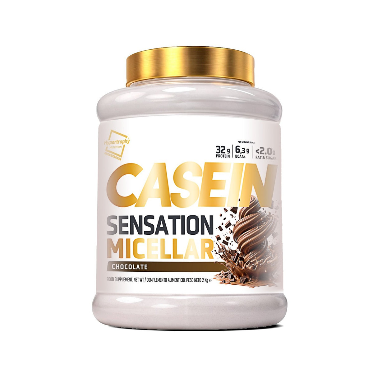 CASEIN SENSATION MICELLAR 2 KG. de Hypertrophy Nutrition - fotografía principal