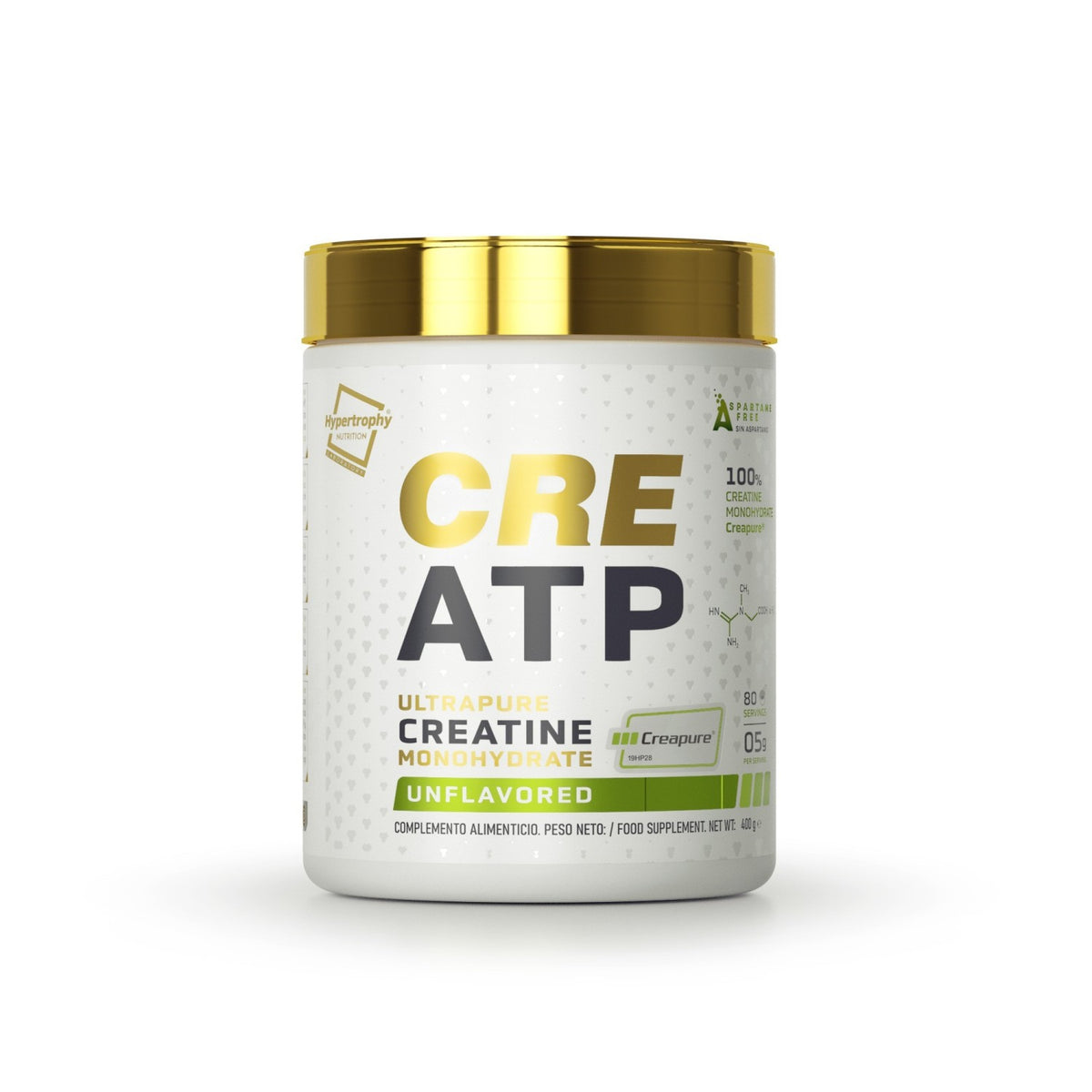 CREATP CREATINE Creapure? 400 GR. de Hypertrophy Nutrition - fotografía principal