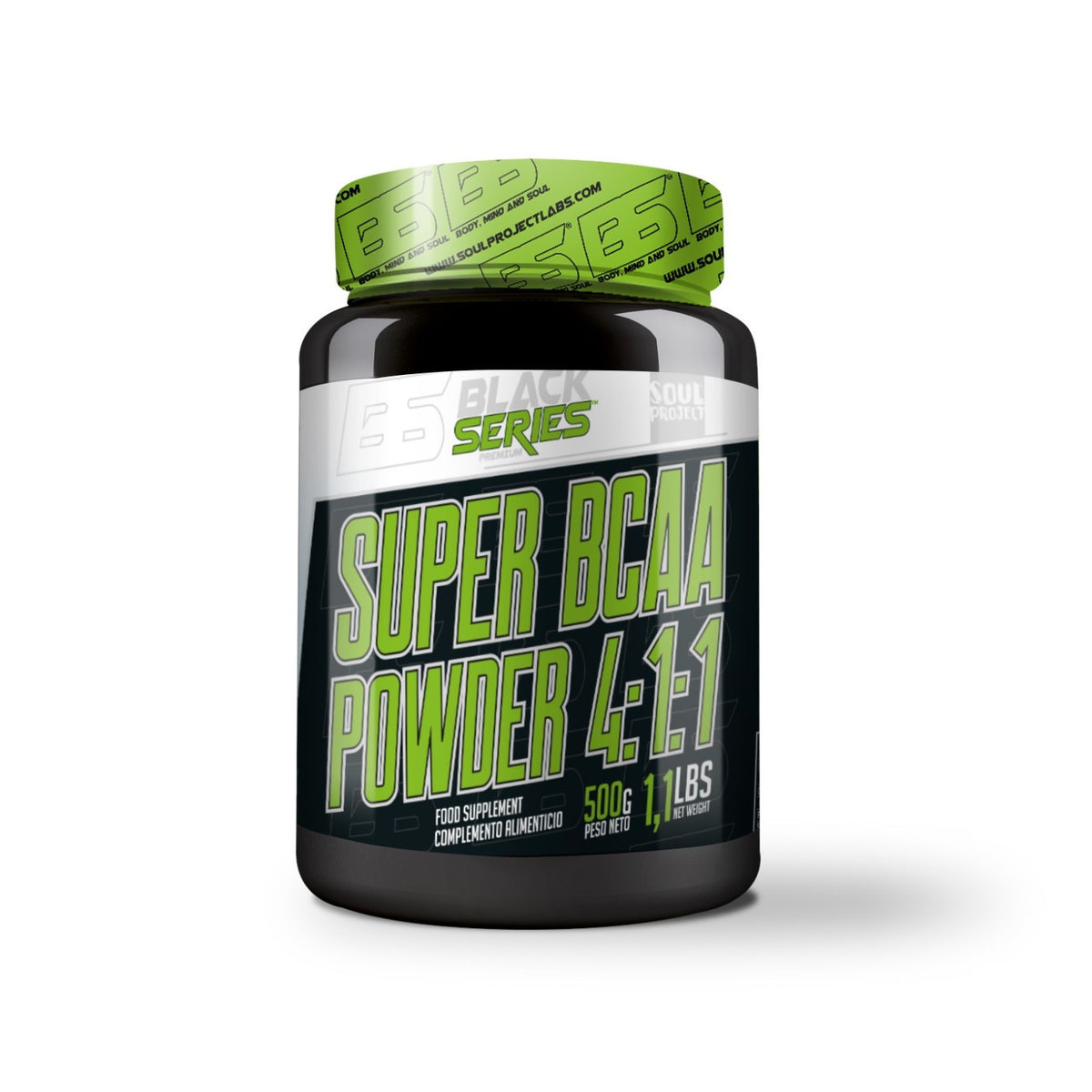 SUPER BCAA POWDER 4:1:1 500 G de Soul Project - fotografía principal
