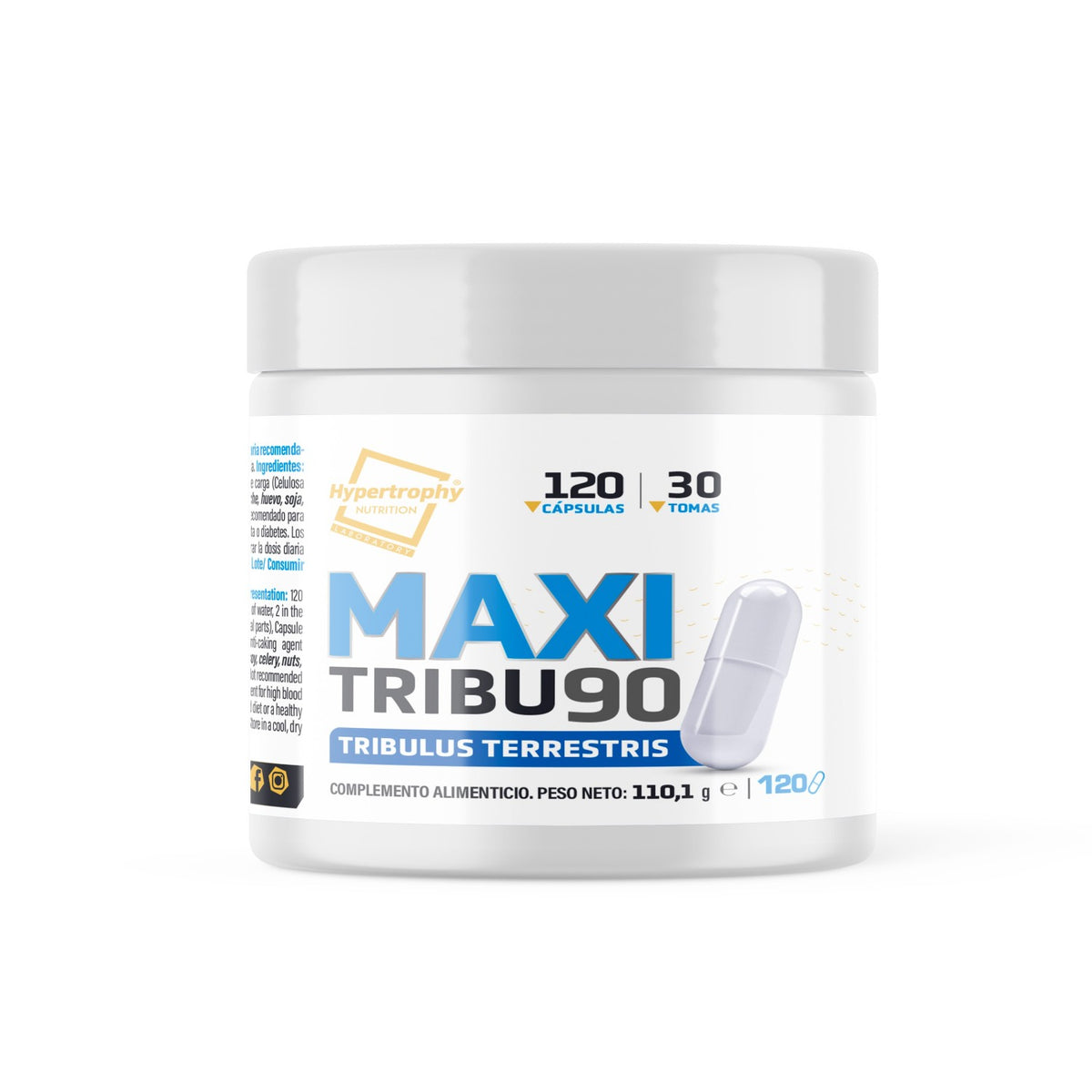 MAXI TRIBU 90 120cap de Hypertrophy Nutrition - fotografía principal