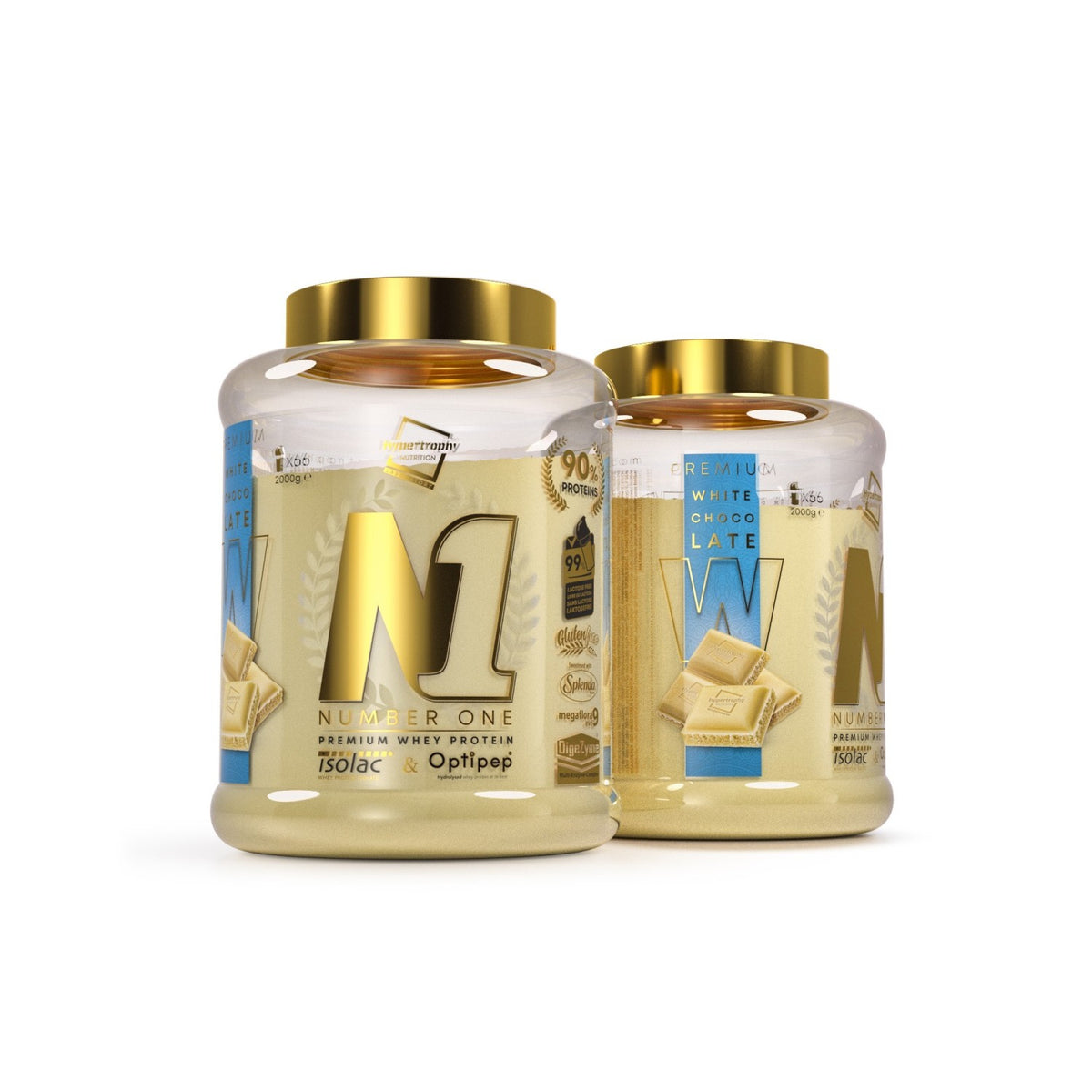 NUMBER ONE ISOLAC + OPTIPEP PROTEIN 908G. de Hypertrophy Nutrition - fotografía principal